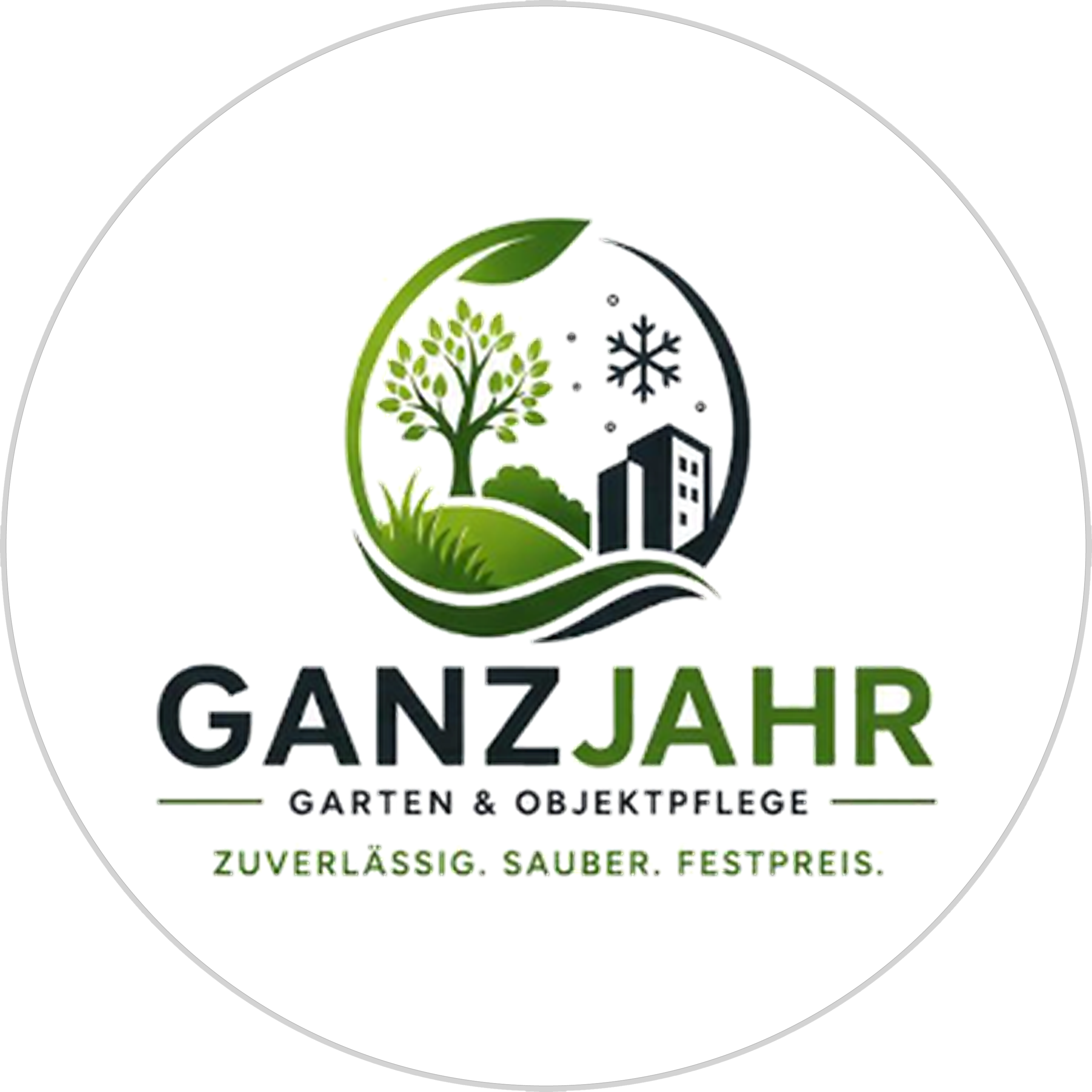 Rasenpflege — Vorher/Nachher